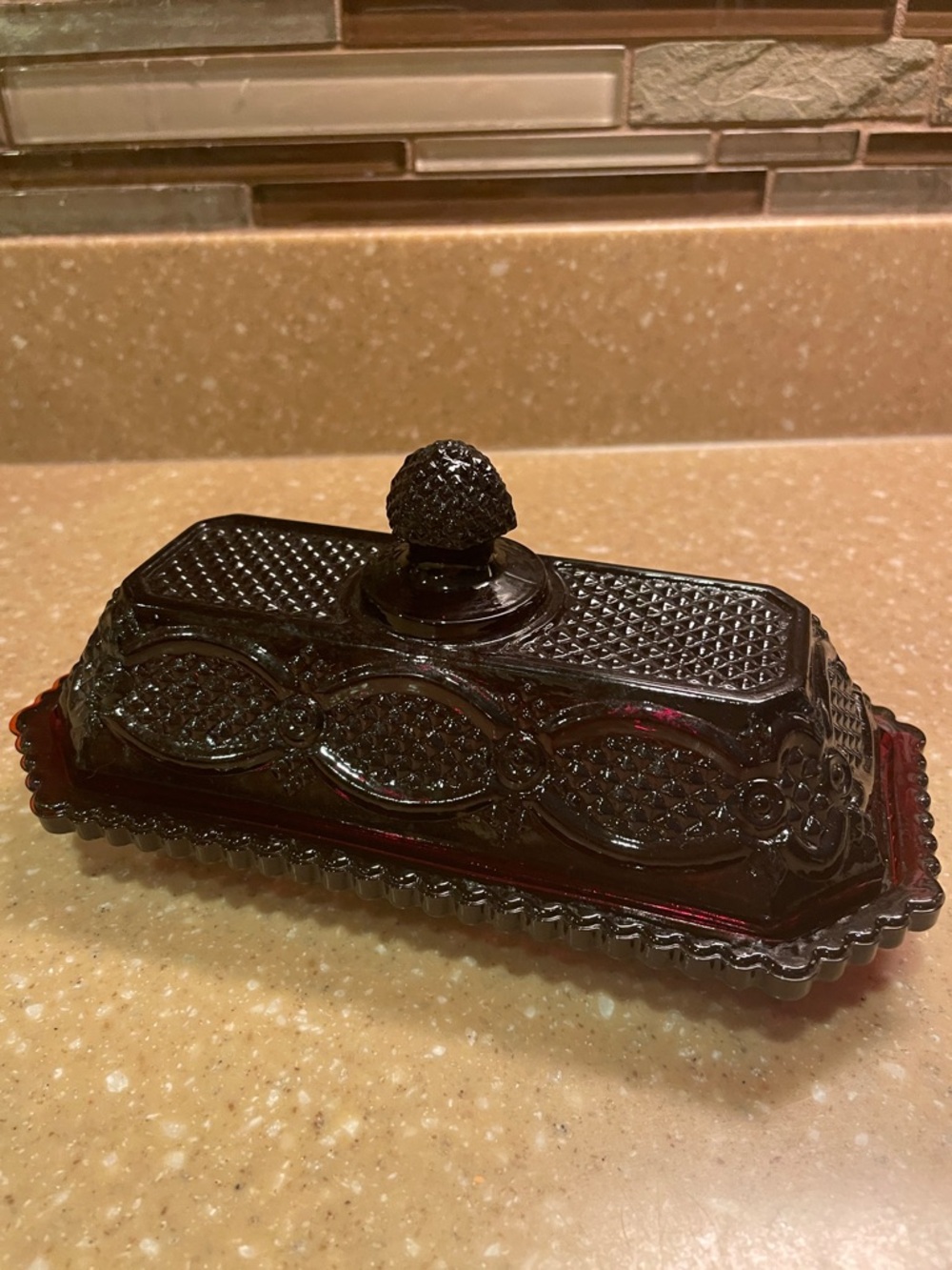 Avon Cape Cod Covered Butter Dish, Great Condition, No Chips or Cracks